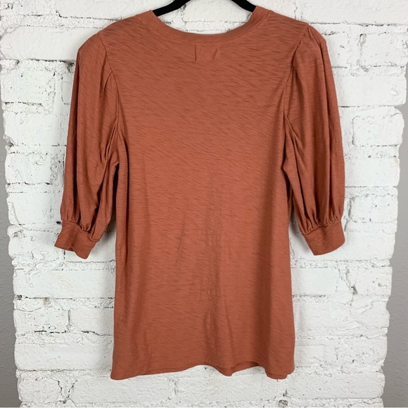 Nation LTD Rimma Exaggerated Sleeve Pleated Puff Tee XS - Picture 8 of 12